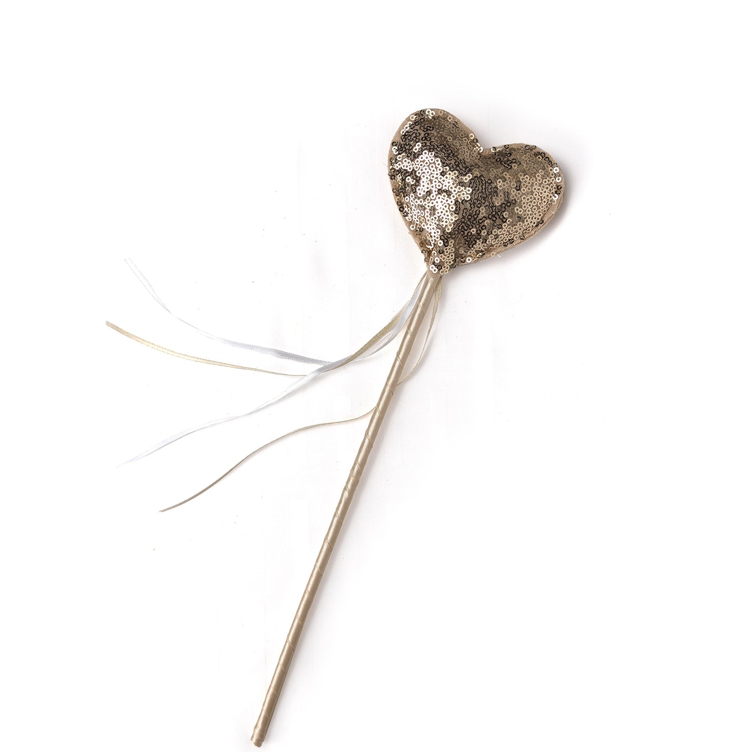 Varinha mágica cor-de-rosa com purpurinas e glitter.