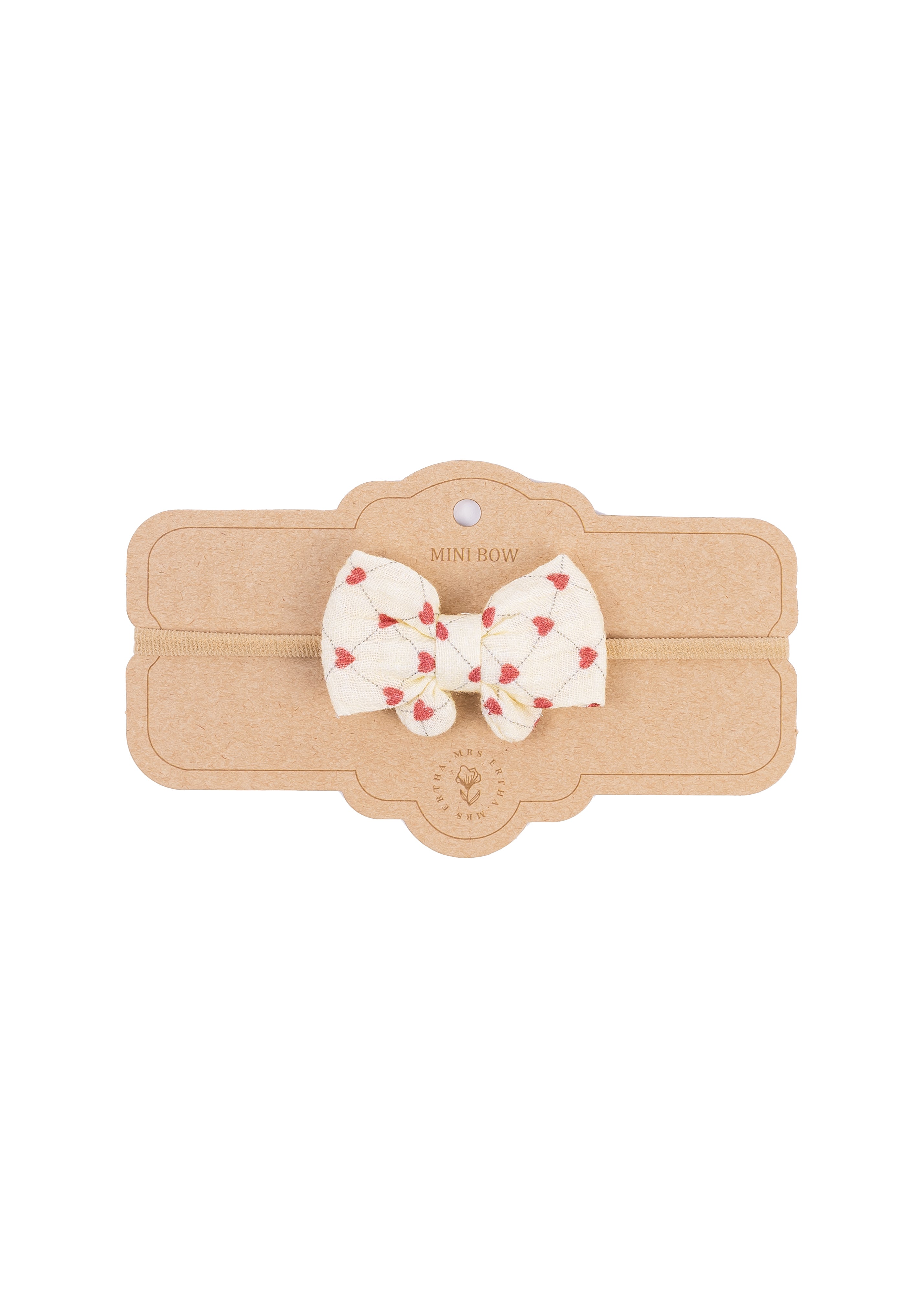 Fita de cabelo com laço para bebe e criança cor de rosa