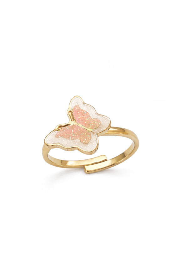 Spin Rings - Glitter Butterfly