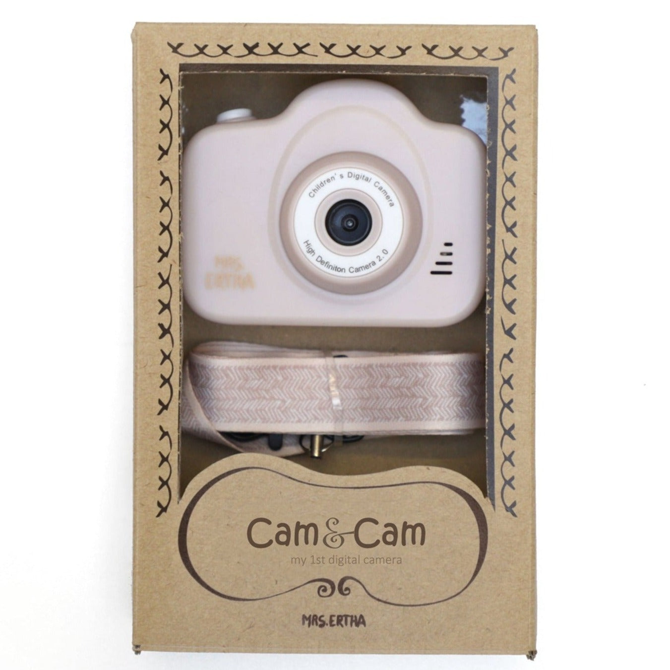 Cam Cam - My First Digital Camera ( UPGRADE Version - Dual Camera ) - Indy Blush