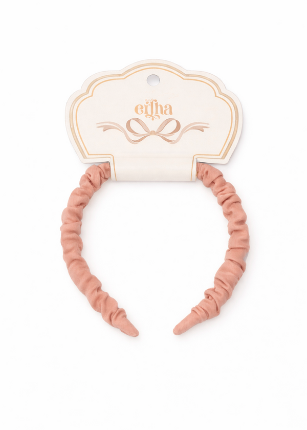 New Frown Headband - Clay pink