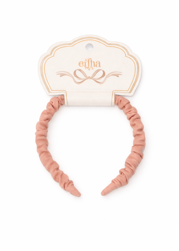 New Frown Headband - Clay pink