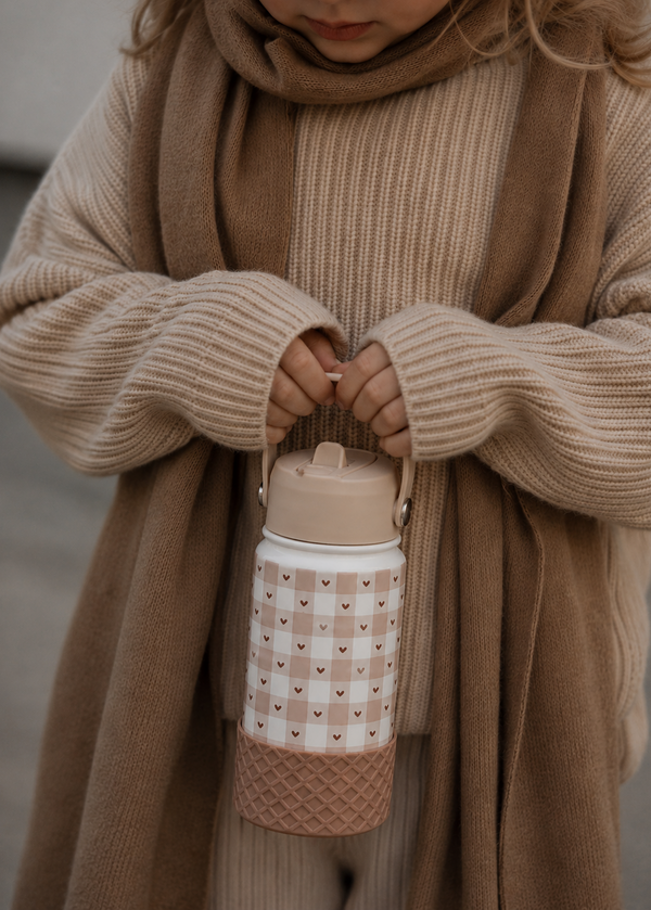 OMMA - Water Bottles - Heart Tiles