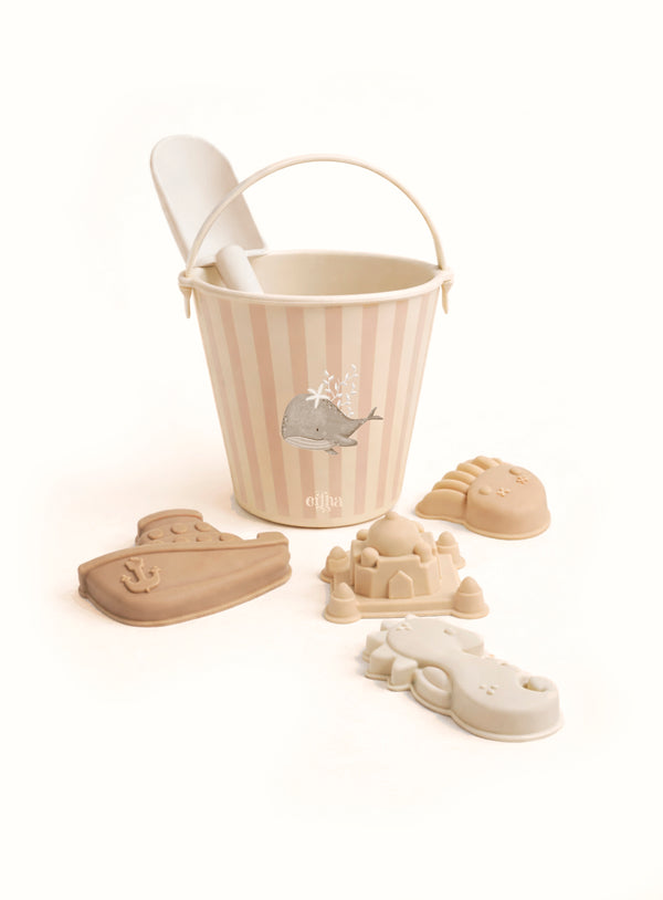 Beach Bucket Set - Stripped Whale